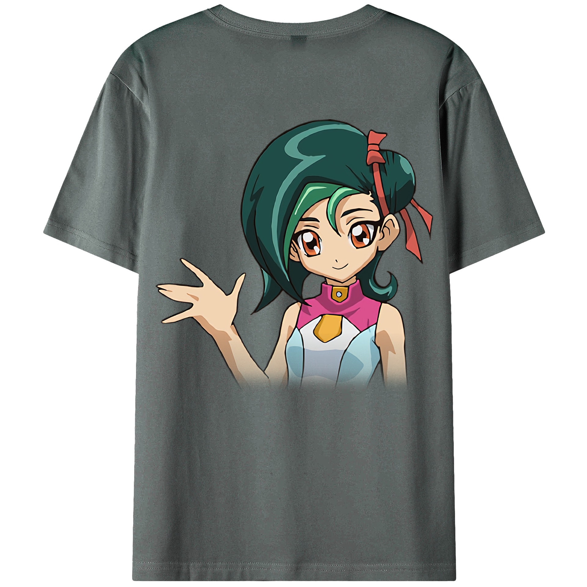 （画像用） 遊☆戯☆王 Yu-Gi-Oh! 綿100％ メンズ半袖Tシャツ（バックプリント） 通気性